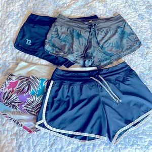 Run in Rabbit Running Shorts LOT OF 4 Women’s Small
